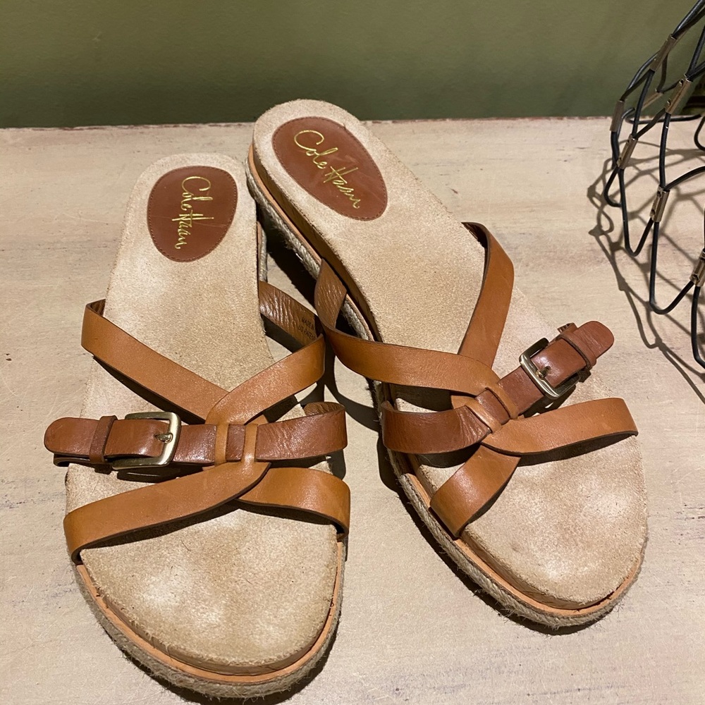 Cole Haan with Nike air sole sandals.